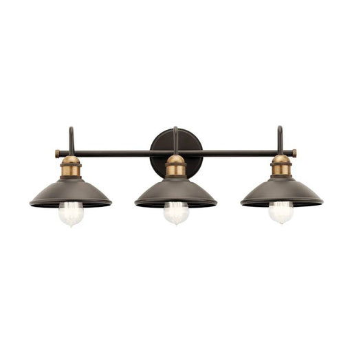 Kichler 45945 Clyde 3-lt 26" Wide Vanity Light-Olde Bronze