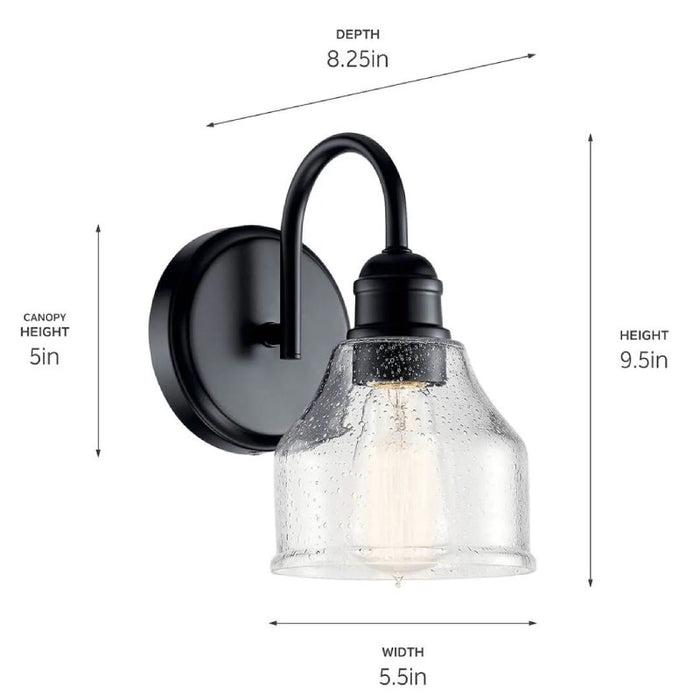 Kichler 45971 Avery 1-lt 10" Tall Wall Sconce