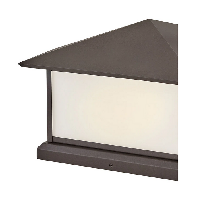 Hinkley 28987-LV Walter 2-lt 15" LED Outdoor Pier Mount Lantern