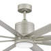 Hinkley 907166 Vantage 66" Indoor/Outdoor Smart Ceiling Fan with LED Light Kit - Brushed Nickel