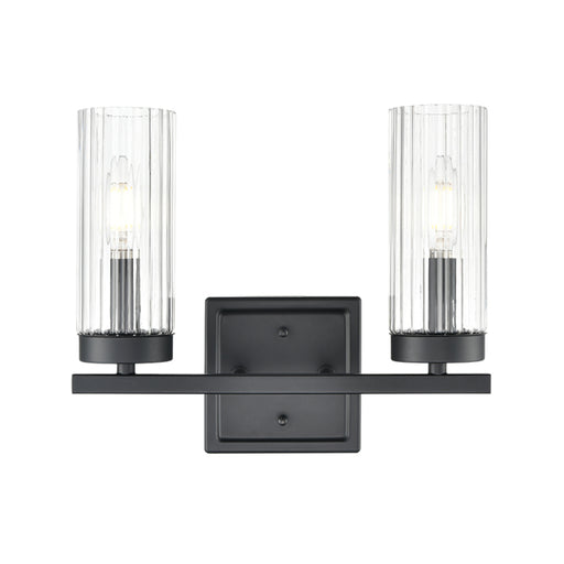 Millennium 46002 Iversen 2-lt 13" Bath Vanity Light - Matte Black