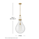 Hinkley 46054 Eloise 1-lt 16" LED Pendant