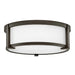 Hinkley 28963 Lowell 2-lt 13" LED Flush Mount - Oil Rubbed Bronze