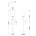 Corbett 464-01 Daith 1-lt 33" Tall LED Wall Sconce