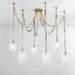 Corbett 464-61 Daith 6-lt 61" LED Chandelier