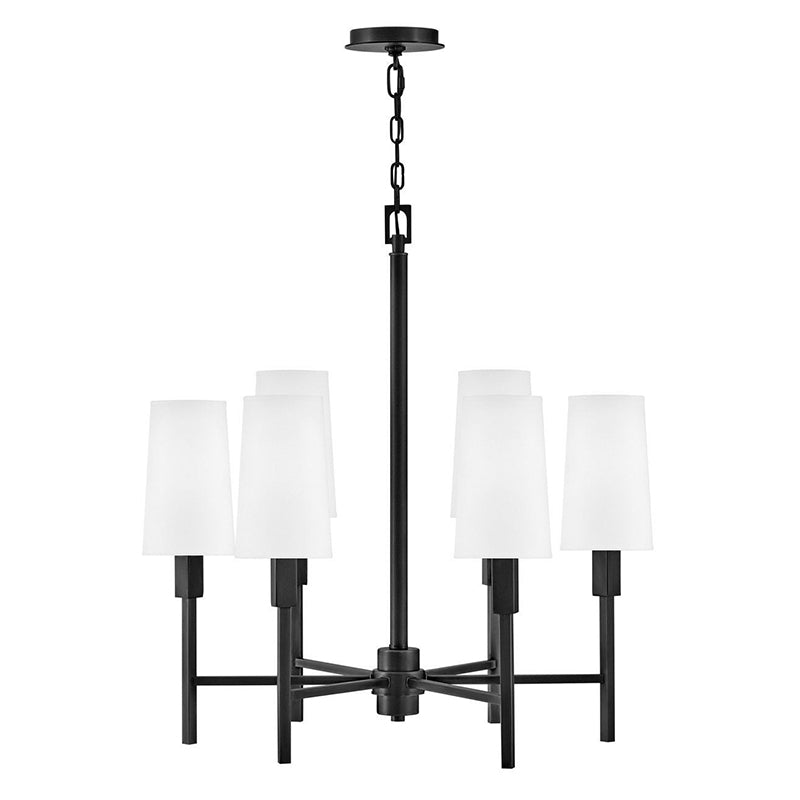 Hinkley 46455 Fenwick 6-lt 28" LED Chandelier