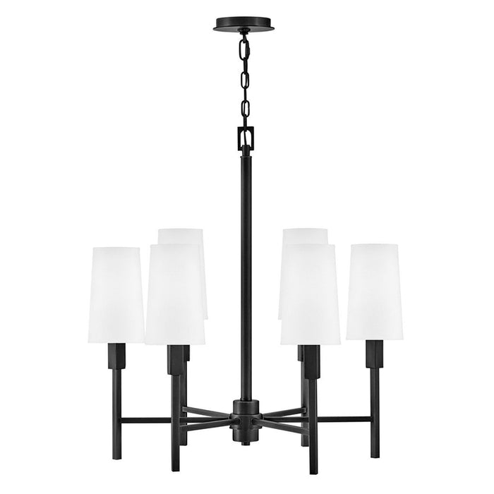 Hinkley 46455 Fenwick 6-lt 28" LED Chandelier