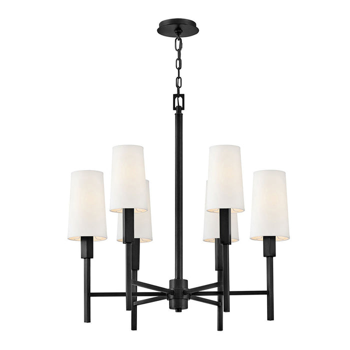 Hinkley 46455 Fenwick 6-lt 28" LED Chandelier