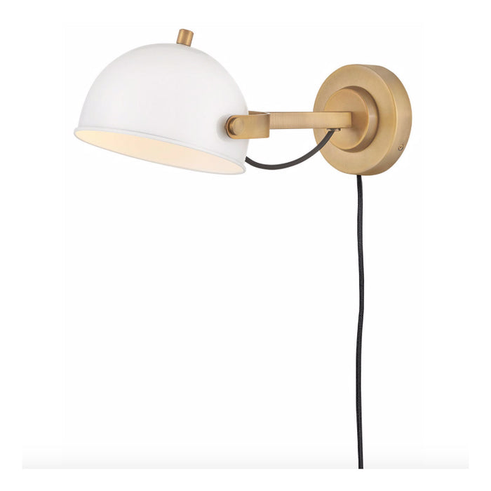 Hinkley 46470 Spence 1-lt 7" LED Adjustable Single Light Sconce