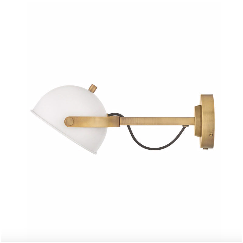 Hinkley 46470 Spence 1-lt 7" LED Adjustable Single Light Sconce