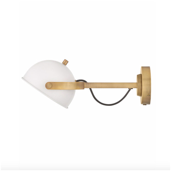 Hinkley 46470 Spence 1-lt 7" LED Adjustable Single Light Sconce
