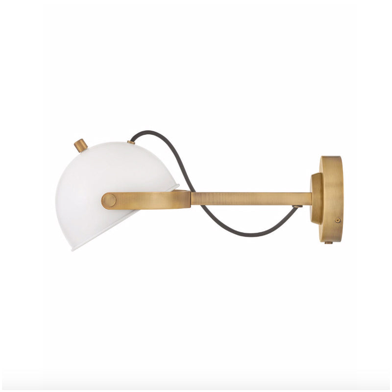 Hinkley 46470 Spence 1-lt 7" LED Adjustable Single Light Sconce