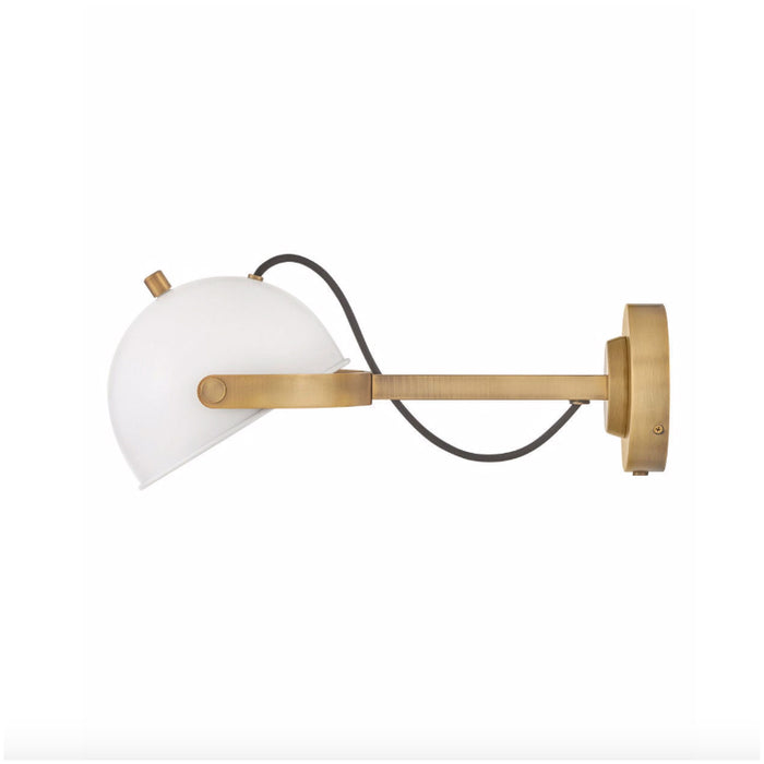 Hinkley 46470 Spence 1-lt 7" LED Adjustable Single Light Sconce