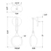 Corbett 465-01 Riviere 1-lt 15" Tall LED Wall Sconce