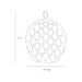 Arteriors 46576 Osgood 1-lt 14" Pendant