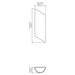 Accord 466LED Clean 1-lt 22" Tall LED Wall Light