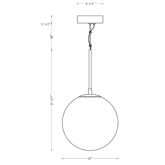 Eurofase 46766 Kepler 1-lt 15" LED Pendant