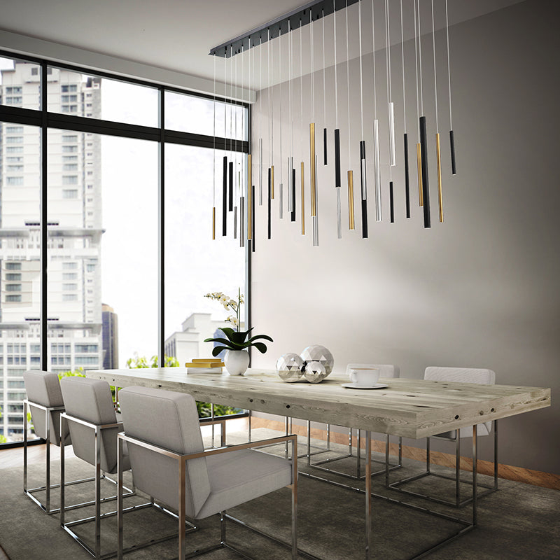 Eurofase 46814 Santana 30-lt 72" LED Chandelier