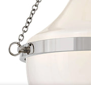 Hinkley 46891 Collins 1-lt 15" LED Semi-Flush Mount - Polished Nickel