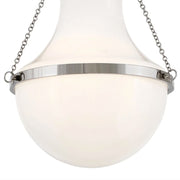 Hinkley 46891 Collins 1-lt 15" LED Semi-Flush Mount - Polished Nickel