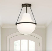 Hinkley 46893 Collins 1-lt 20" LED Semi-Flush Mount