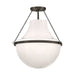 Hinkley 46893 Collins 1-lt 20" LED Semi-Flush Mount - Black Oxide