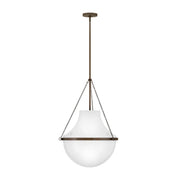 Hinkley 46894 Collins 1-lt 20" LED Pendant - Heritage Bronze