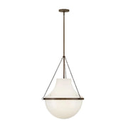 Hinkley 46894 Collins 1-lt 20" LED Pendant - Heritage Bronze