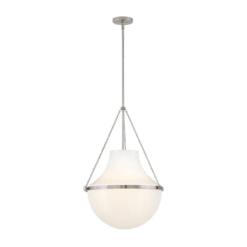 Hinkley 46894 Collins 1-lt 20" LED Pendant - Polished Nickel