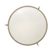 Hinkley 46897 Collins 1-lt 15" LED Pendant - Heritage Brass