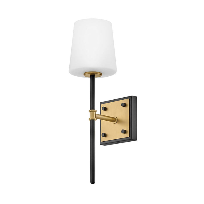 Hinkley 46950 Saunders 1-lt 16" Tall LED Wall Sconce - Black