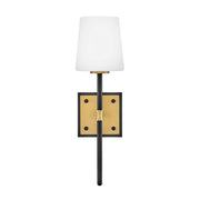 Hinkley 46950 Saunders 1-lt 16" Tall LED Wall Sconce - Black
