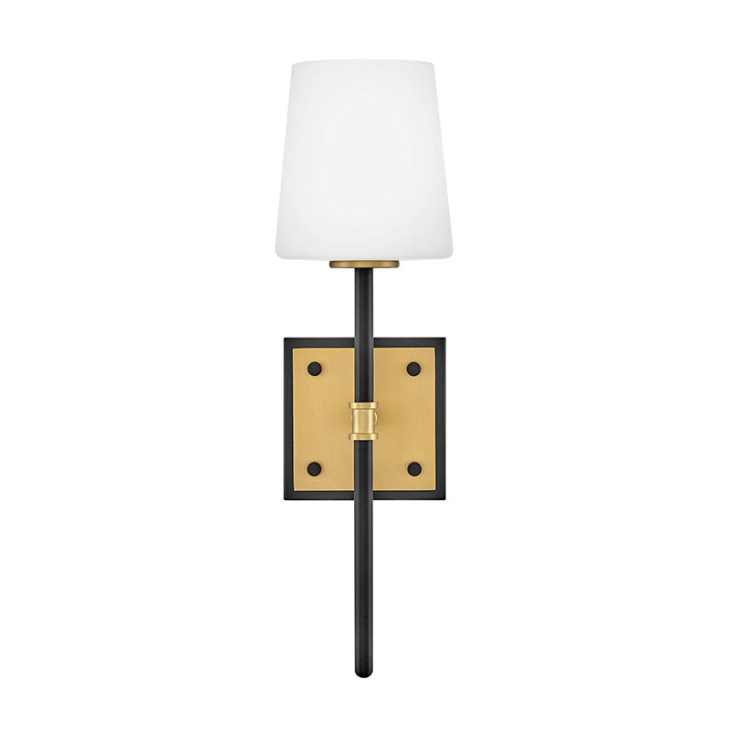 Hinkley 46950 Saunders 1-lt 16" Tall LED Wall Sconce - Black