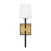 Hinkley 46950 Saunders 1-lt 16" Tall LED Wall Sconce - Black