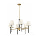 Hinkley 46954 Saunders 6-lt 30" LED Chandelier