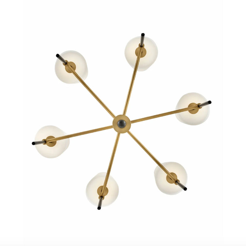 Hinkley 46954 Saunders 6-lt 30" LED Chandelier
