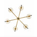 Hinkley 46954 Saunders 6-lt 30" LED Chandelier