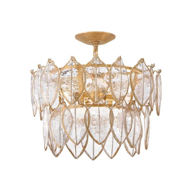 Fredrick Ramond FR32603 Amira 4-lt 19" LED Convertible Semi Flush