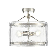 Millennium 47002 Bennetti 2-lt 15" Semi-Flush Mount - Polished Nickel