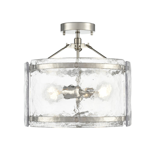 Millennium 47002 Bennetti 2-lt 15" Semi-Flush Mount - Polished Nickel