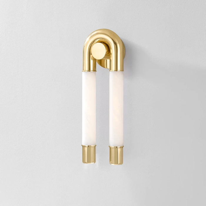 Corbett 471-02 Zeme 2-lt 19" Tall LED Wall Sconce