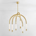 Corbett 471-34 Zeme 6-lt 34" LED Chandelier
