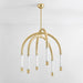 Corbett 471-34 Zeme 6-lt 34" LED Chandelier