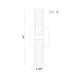 Eurofase 47123 Fayton 1-lt 14" Tall LED Outdoor Wall Sconce