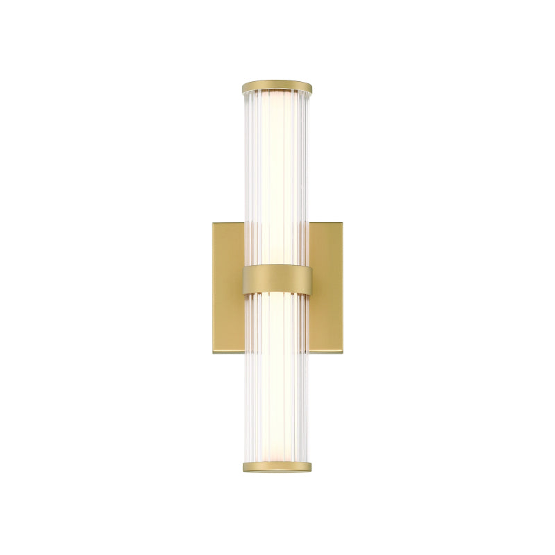 Eurofase 47123 Fayton 1-lt 14" Tall LED Outdoor Wall Sconce-Matte Gold