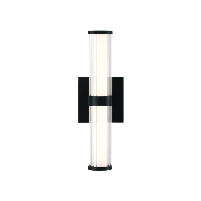 Eurofase 47123 Fayton 1-lt 14" Tall LED Outdoor Wall Sconce-Matte Black