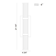 Eurofase 47124 Fayton 1-lt 21" Tall LED Outdoor Wall Sconce