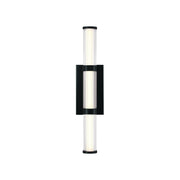 Eurofase 47124 Fayton 1-lt 21" Tall LED Outdoor Wall Sconce-Matte Black
