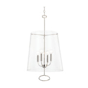 Hudson Valley 4717 James 4-lt 15" Pendant-Polished Nickel
