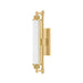 Hudson Valley 4718 Plandome 1-lt 18" Tall LED Bath Vanity - Aged Brass